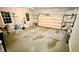 The garage's clean floor adds to the utility of this space at 8201 E 250 S, Zionsville, IN 46077