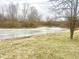 A view of the serene pond at 8201 E 250 S, Zionsville, IN 46077