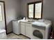 Efficient laundry room with modern appliances, sink, and plenty of natural light at 8212 N Sierra Dr, Muncie, IN 47303
