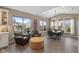Sunny breakfast nook area with large windows providing great outdoor views at 11450 Wicker Ln, Noblesville, IN 46060
