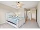 Comfortable bedroom with ensuite bathroom and neutral carpet offering a relaxing retreat at 13974 Nina Dr, Carmel, IN 46074