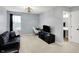 Comfortable bedroom featuring a work area and an ensuite bathroom at 146 Handley St, Indianapolis, IN 46222