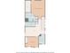 Second floor plan featuring two bedrooms, three bathrooms, a WIC, loft, and laundry room at 146 Handley St, Indianapolis, IN 46222
