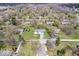 Expansive aerial view of a home with a large lawn and mature trees at 1520 E 87Th St, Indianapolis, IN 46240