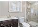 Bathroom featuring a shower, and sink at 1520 E 87Th St, Indianapolis, IN 46240