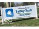 Community sign for Bailey Park on 17th Avenue at 1615 Capra Ct, Beech Grove, IN 46107
