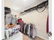 Walk-in closet with ample shelving and hanging space for organization at 170 Straughn Ln, Westfield, IN 46074