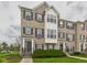 Attractive brick townhome with inviting front garden area at 170 Straughn Ln, Westfield, IN 46074
