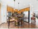 Well-equipped kitchen with stainless steel appliances, an island, and lots of cabinets at 170 Straughn Ln, Westfield, IN 46074