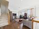 Open living room features hardwood floors and natural light at 170 Straughn Ln, Westfield, IN 46074