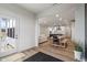 Inviting entryway flows into an open-concept living area with a kitchen and dining space at 3240 Arabian Ln, Zionsville, IN 46077