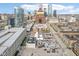 Beautiful aerial view capturing the cityscape and surrounding neighborhood with convenient parking at 355 E Ohio St # 309, Indianapolis, IN 46204