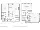 Detailed floor plans showcasing both floors, including room dimensions and layout for floors one and two at 355 E Ohio St # 309, Indianapolis, IN 46204