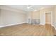 Spacious loft area boasts beautiful wood-look flooring at 355 E Ohio St # 309, Indianapolis, IN 46204