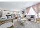 Bright and spacious living room featuring an open layout, stylish furniture, and modern decor at 3999 Kensington Dr, Danville, IN 46122