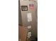 HVAC system with visible model and inspection stickers for easy maintenance reference at 4063 Orchard Valley Blvd, Indianapolis, IN 46235