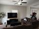 Inviting living room with comfortable seating and entertainment setup at 408 N Colorado Ave, Indianapolis, IN 46201