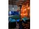 Garage Deck with ambient lighting, cozy seating, and a heater, perfect for year-round outdoor enjoyment and relaxation at 415 S Oxford St, Indianapolis, IN 46201