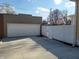 Detached two-car garage and fence at 509 E Columbus St, Martinsville, IN 46151