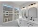 Bright bathroom with double vanity, modern fixtures, and natural light at 625 N Parker Ave, Indianapolis, IN 46201