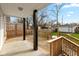 Inviting backyard deck with wood railings, offering a relaxing outdoor space for entertaining and leisure at 625 N Parker Ave, Indianapolis, IN 46201