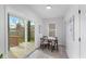 Cozy dining area featuring sliding doors to the backyard patio at 625 N Parker Ave, Indianapolis, IN 46201