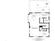 Detailed floor plan of the main level, breakfast room, kitchen, entry, and porch sizes are shown at 625 N Parker Ave, Indianapolis, IN 46201