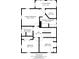 Detailed floor plan of the second level, bedroom, bathroom, primary bedroom, walk in closet sizes are shown at 625 N Parker Ave, Indianapolis, IN 46201