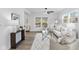 Stylish living room with comfortable seating and lots of natural light at 625 N Parker Ave, Indianapolis, IN 46201