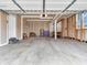 Unfinished garage with ample space for vehicles and storage, ready for customization and organization at 682 Keswick Dr, Brownsburg, IN 46112