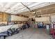 Garage space with ample storage cabinets at 6953 Beargrass Ct, Indianapolis, IN 46241