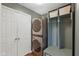 Convenient laundry room with washer, dryer, mudroom storage, and closet at 7322 Franklin Parke Ct, Indianapolis, IN 46259