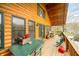 Enjoy the view of the lake from this gorgeous deck at 7591 Inkbush Dr, Nineveh, IN 46164