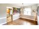 Inviting dining room featuring hardwood floors and natural light at 7714 Kenneth Ct, Brownsburg, IN 46112