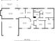 Detailed floor plan showing layout of home, including room dimensions and total square footage at 7714 Kenneth Ct, Brownsburg, IN 46112