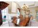 Formal dining room with a decorative fireplace and a large wooden dining table, perfect for entertaining at 8040 Lynch Ln, Indianapolis, IN 46250