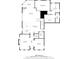 First floor plan illustrating the layout of kitchen, living, dining, and Gathering rooms, with corresponding dimensions at 8040 Lynch Ln, Indianapolis, IN 46250
