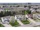 Aerial view of a residential neighborhood, showcasing well-maintained homes and tree-lined streets at 8424 Nuckols Ln, Indianapolis, IN 46237