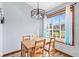 Bright breakfast nook with wood table and chairs at 923 Jonathan Dr, Plainfield, IN 46168