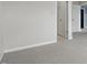 Bedroom featuring neutral walls, carpet and access to other rooms at 10016 Jenna Ln, Indianapolis, IN 46239