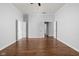 Spacious primary bedroom with hardwood floors and neutral walls at 10109 Fergus Ave, Carmel, IN 46032