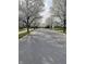 Scenic street view lined with lush, flowering trees, sidewalks, and well-maintained homes in a friendly neighborhood at 11863 Edgefield Dr, Fishers, IN 46037