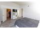 Spacious main bedroom with an open closet and access to an ensuite bath at 12722 Brady Ln, Noblesville, IN 46060