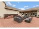 Expansive deck featuring a hot tub, grill, and ample seating, ideal for outdoor gatherings at 1484 N County Road 900 E, Avon, IN 46123