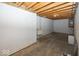 Unfinished basement utility room with cement floor, white walls, and exposed ductwork at 1509 Copperwood Pl, Carmel, IN 46033