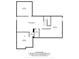 Basement floor plan includes recreation room, bath, hall and storage areas at 16688 Bowesmont Dr, Fortville, IN 46040