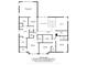 Floor plan of the primary bedroom with walk-in closets, sitting room, bedrooms and a laundry room at 16688 Bowesmont Dr, Fortville, IN 46040
