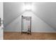 This closet area features neutral carpet, neutral paint, and a clothing rack at 218 Urban St, Danville, IN 46122