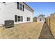 Fenced backyard showcasing the shed and exterior features of the home at 4057 Knollwood Ave, Franklin, IN 46131