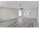 A bright and airy living room featuring modern flooring and contemporary finishes at 4057 Knollwood Ave, Franklin, IN 46131